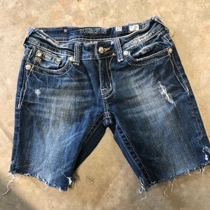 Size 27 Miss Me Jean Shorts
